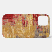 Oosterse rood-gouden tapijt textuur. Case-Mate iPhone case (Achterkant (horizontaal))