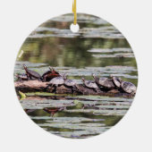 Oosterse schildpad keramisch ornament (Achterkant)