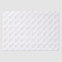 Oosterse School Wijting Vis in Zacht Roze en Wit Tissuepapier