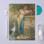 Oosterse schoonheid door Hans Zatzka Tissuepapier (Craft)