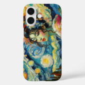 Oosterse schoonheid Maiko Geisha Van Gogh mashup Case-Mate iPhone Case (Achterkant)