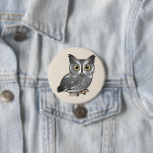 Oosterse schroefoorten (grijze fase) ronde button 7,6 cm (In situ)