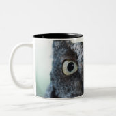 Oosterse schroevendraaier met grote ogen tweekleurige koffiemok (Links)