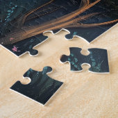 Oosterse sprookjeshuizen legpuzzel (Zijkant)