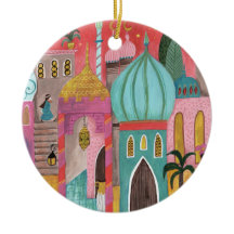 Oosterse stad religieus Kerstmis
