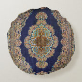 Oosterse Tapijt Kilim Rond Kussen (Achterkant)