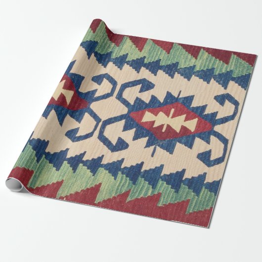 Oosterse Tapijt Killim Cadeaupapier (Uitgerold)