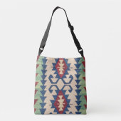 Oosterse Tapijt Killim Crossbody Tas (Achterkant)