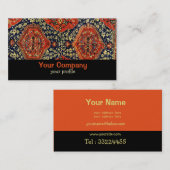 Oosterse tapijt no3 visitekaartje (Voorkant / Achterkant)