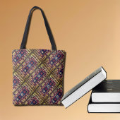 Oosterse tapijtmotieven in herfstkleuren tote bag