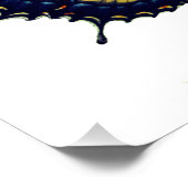 Oosterse tijgermoerasmantel perfect poster (Hoek)