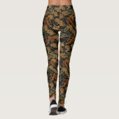 Oosterse Traditionele Verborgen Draak Leggings (Achterkant)