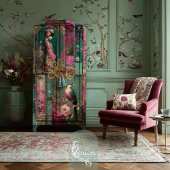 Oosterse Tuin, Chinoiserie, Patchwork Collage Tissuepapier