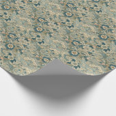 oosterse tuinpatroon cadeaupapier (Hoek)