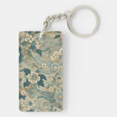 oosterse tuinpatroon sleutelhanger (achterkant)