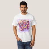 Oosterse Vlinder T-shirt (Voorkant volledig)