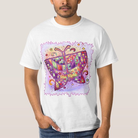Oosterse Vlinder T-shirt (Voorkant)
