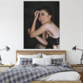 oosterse vrouw canvas afdruk (Insitu (Slaapkamer))