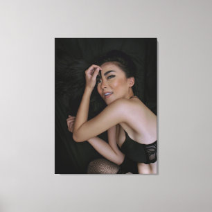 oosterse vrouw canvas afdruk