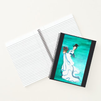 Oosterse Vrouw Spiraal Notebook Notitieboek