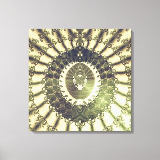 Oosterse Zon Canvas Afdruk (Voorkant)