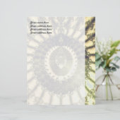 Oosterse zon persoonlijk briefhoofd (Staand voorkant)