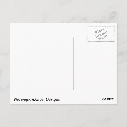 oosterse zonsondergang briefkaart (Achterkant)