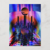 oosterse zonsondergang briefkaart (Voorkant)