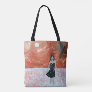 Oosterse Zonsondergang Schilderij door Alfred Fox Tote Bag