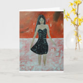 Oosterse zonsondergang schilderij van Alfred Fox Kaart (Gele Bloem)