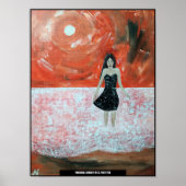 Oosterse zonsondergang schilderij van Alfred Fox Poster (Voorkant)