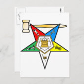 Oostersterstersterse ex-strijkobjecten briefkaart (Voorkant / Achterkant)