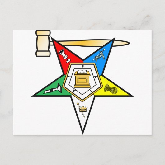 Oostersterstersterse ex-strijkobjecten briefkaart (Voorkant)