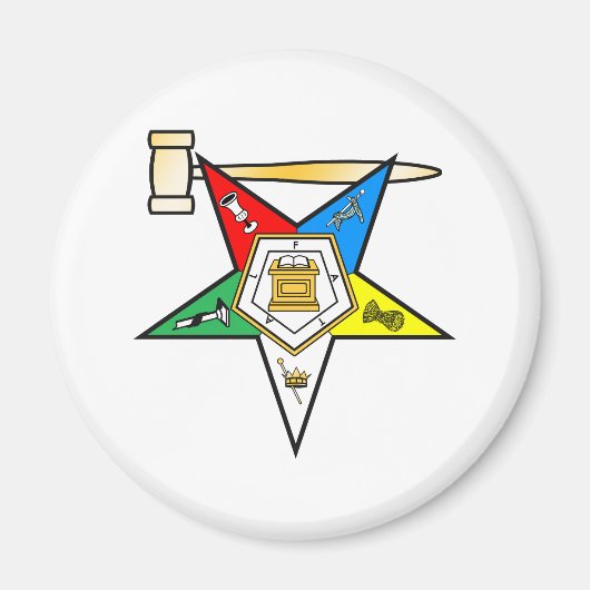 Oostersterstersterse ex-strijkobjecten magneet (Voorkant)