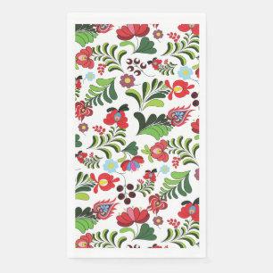 Oosteuropese volkskunst bloem kunst servet