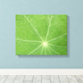 Oostindische Kers Blad Canvasprint Canvas Afdruk (Insitu (Houten vloer))