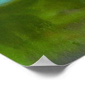 Oostindische Kers Bloei - Botanische Pastel Poster (Hoek)