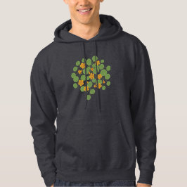 Oostindische Kers Bloem Illustratie Vintage Natuur Hoodie