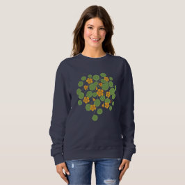 Oostindische Kers Bloem Illustratie Vintage Natuur Trui