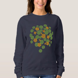 Oostindische Kers Bloem Illustratie Vintage Natuur Trui