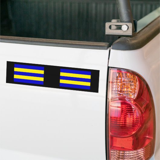 Oostkapelle, Nederland Bumpersticker (Op Truck)