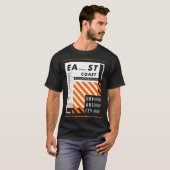 Oostkust T-shirt (Voorkant volledig)