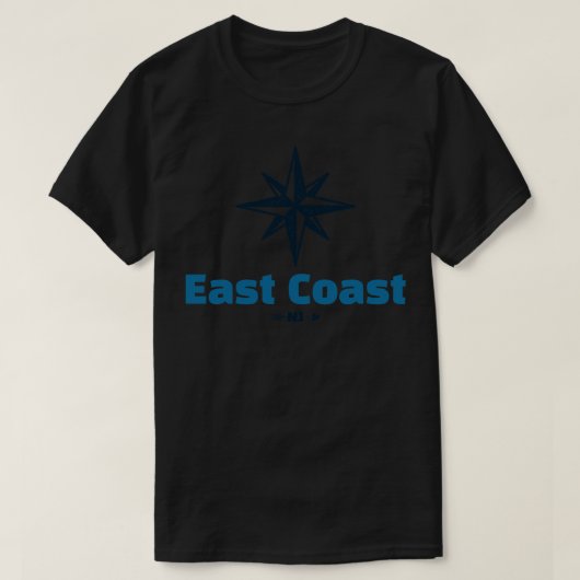 oostkust t-shirt (Design voorkant)
