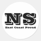 Oostkust Trots Nova Scotia Sticker (Voorkant)