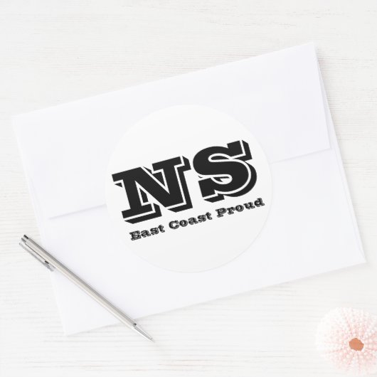 Oostkust Trots Nova Scotia Sticker (Envelop)