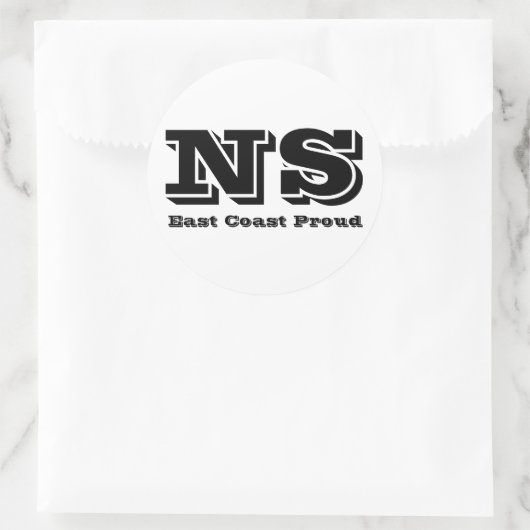 Oostkust Trots Nova Scotia Sticker (Tas)