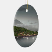 Oostkust van Bali en de berg Agung Keramisch Ornament (Rechts)