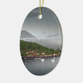 Oostkust van Bali en de berg Agung Keramisch Ornament (Links)