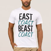 oostkust van Beast T-shirt (Voorkant)