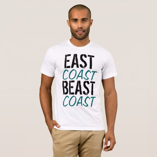 oostkust van Beast T-shirt (Voorkant volledig)